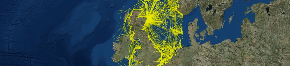 AIS UK map