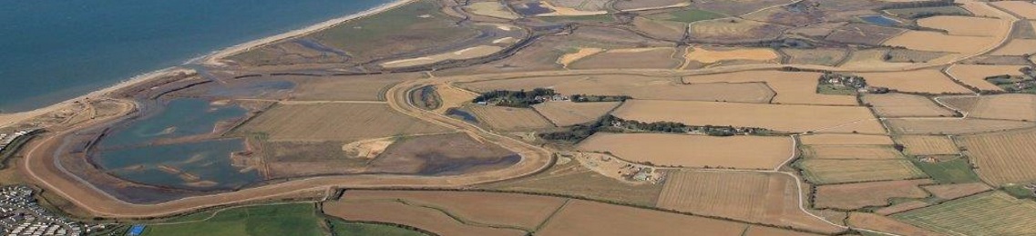 Medmerry managed realignment aerial view