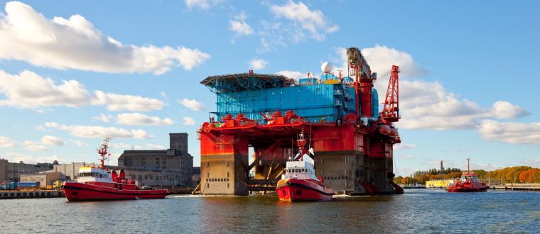 Drill rig towage