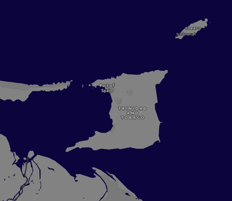 Trinidad and Tobago map