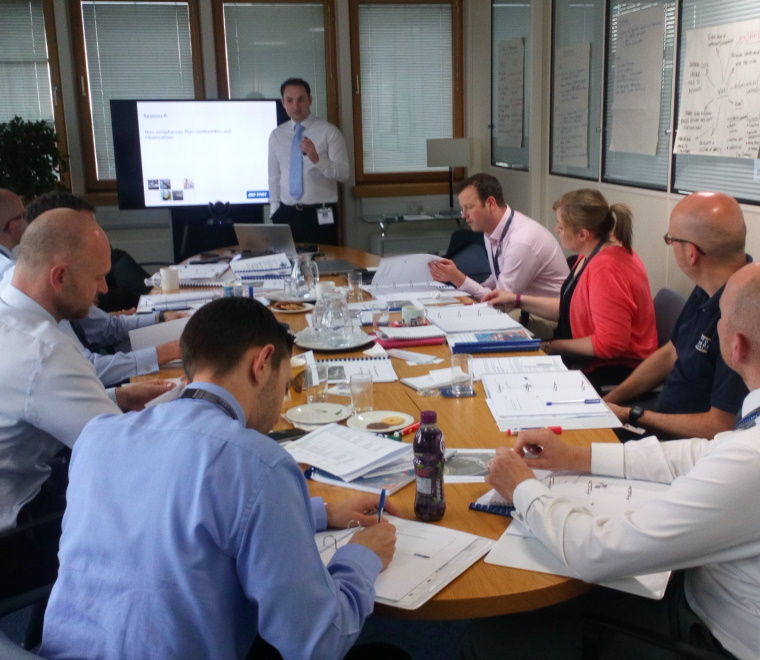 A photo of an ABPmer training course 