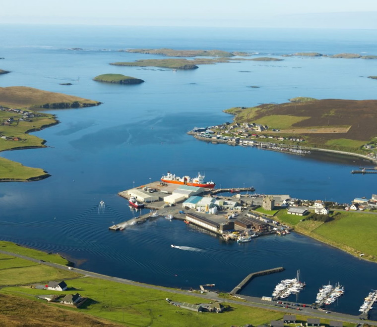 scalloway harbour 