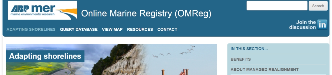 OMReg database screenshot 2014