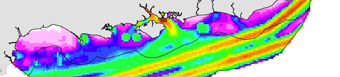 Underwater noise map