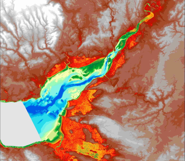 Marine data map 
