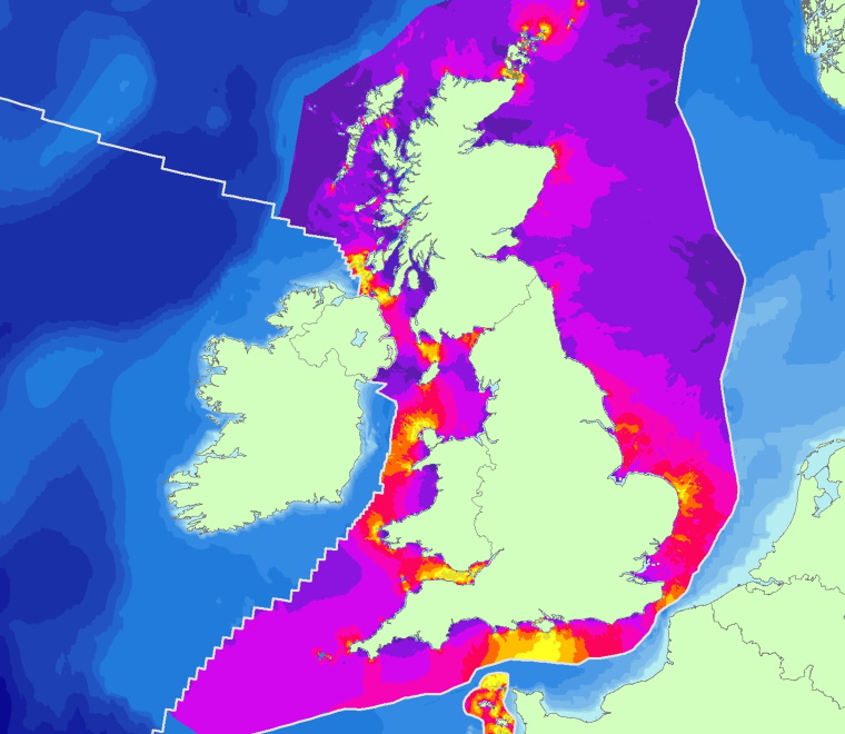 Tide map 
