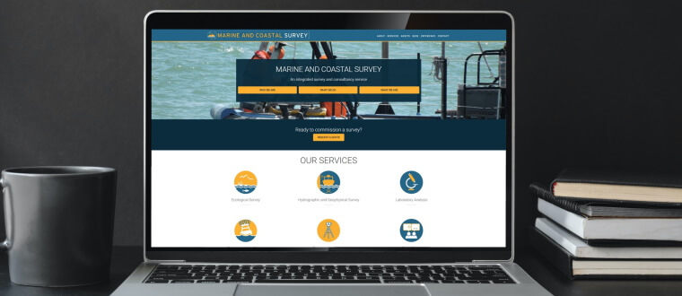 ABPmer's marine and coastal survey microsite