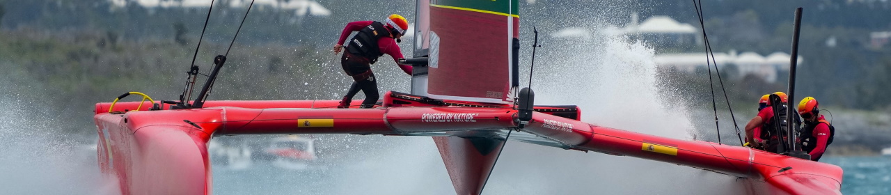 Spain SailGP Team on Race Day 2, Bermuda Photo credit Bob Martin for SailGP