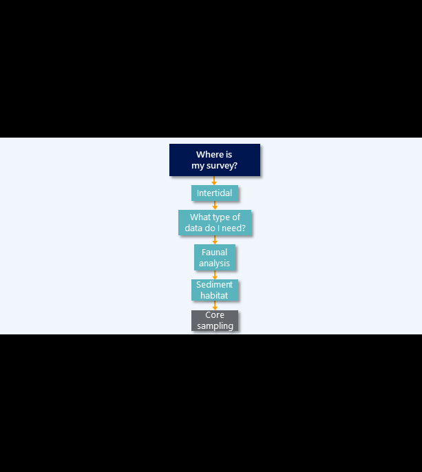 Core sampling diagram
